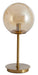 Light & Living Tafellamp Medina 43cm - Amber/Goud