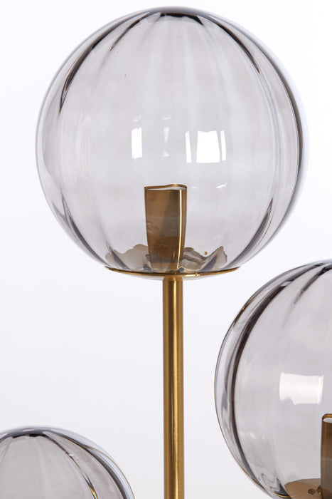 Light & Living Tafellamp Magdala 3-Lichts Glas/Goud