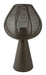 Light & Living Tafellamp Maret 40cm - Mat Bruin - Rond