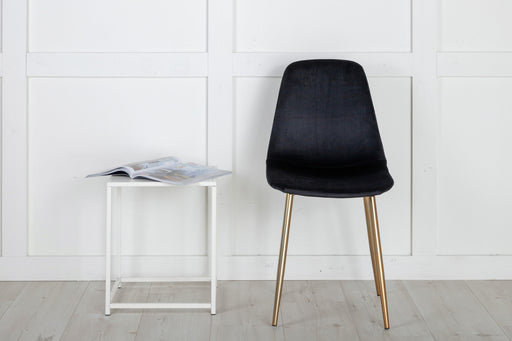 Nohr Eetkamerstoel Austina Velvet, Met messing onderstel