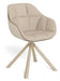 Bendt Draaibare Eetkamerstoel Tywan Bouclé - Beige - ThatLyfeStyle