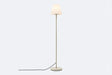 Buiten vloerlamp beige met witte kap IP65 - Virginia