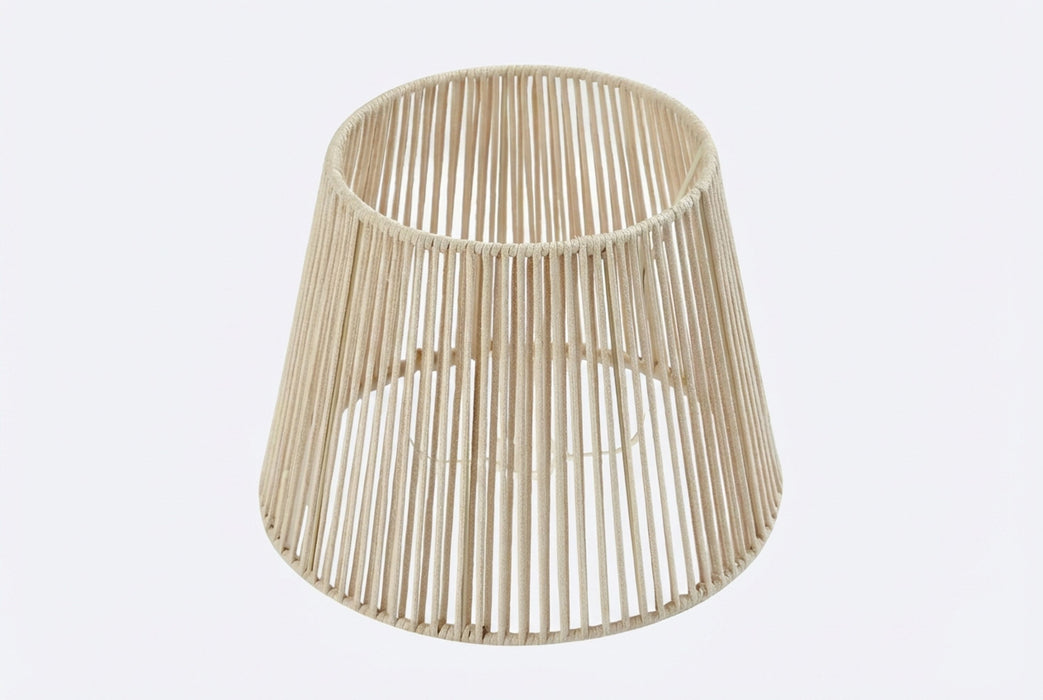 Buiten lampenkap met beige touw IP54 40/28/30 - Jayla