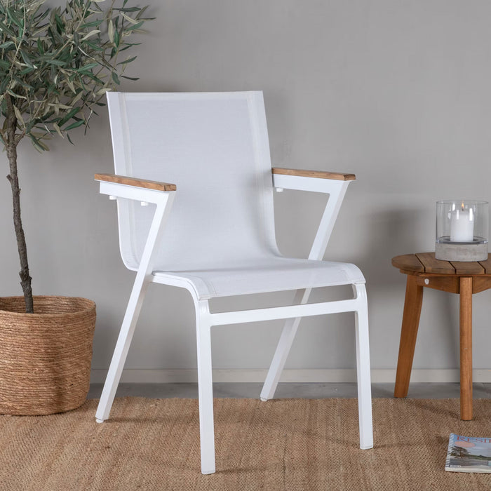 Nohr Tuinstoel Constantina - Wit - ThatLyfeStyle