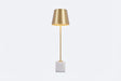 Moderne tafellamp goud 37cm incl. LED dimbaar IP54 oplaadbaar - Topi