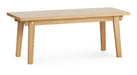 Normann Copenhagen Salontafel Slice Eiken, 100 x 42cm - Naturel Eiken
