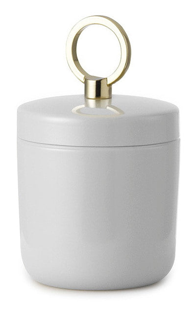 Normann Copenhagen Opbergdoos Ring Box Metaal, Ø6cm - Lichtgrijs