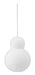 Normann Copenhagen Hanglamp Puff Rijstpapier, 50 x 35 cm - Wit