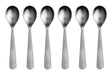 Normann Copenhagen Theelepels Cutlery Set van 6 stuks, Roestvrij staal - Metaal