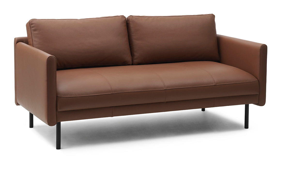 Normann Copenhagen Tweezitsbank Rar 170.5cm, Omaha Leer - Cognac
