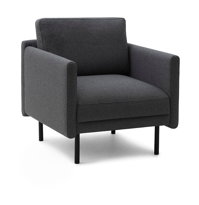 Normann Copenhagen Fauteuil Rar Re-Born-stof - Donkergrijs