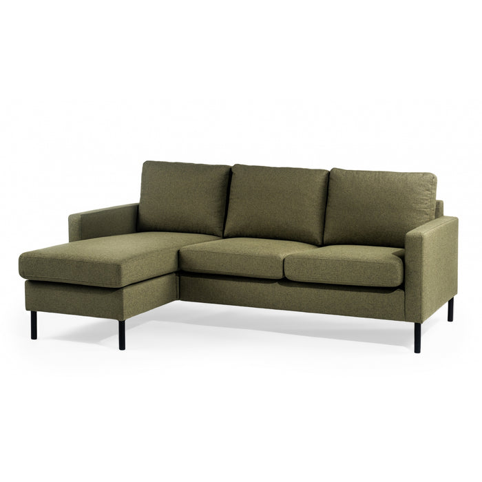 Hoekbank Cristofer - groen - chaise - 200x133 - Woonexpress - ThatLyfeStyle