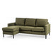 Hoekbank Cristofer - groen - chaise - 200x133 - Woonexpress - ThatLyfeStyle