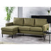 Hoekbank Cristofer - groen - chaise - 200x133 - Woonexpress - ThatLyfeStyle