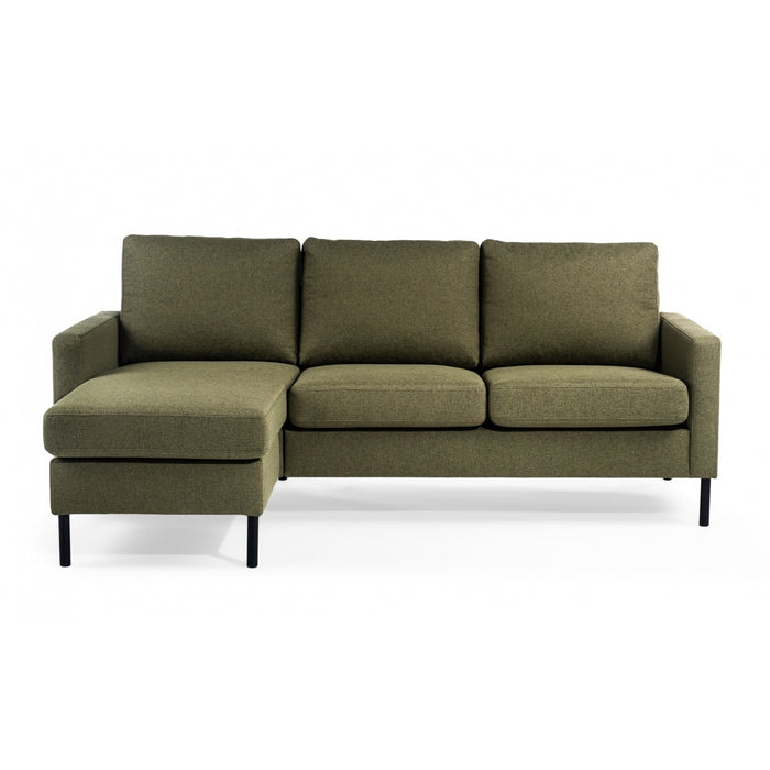 Hoekbank Cristofer - groen - chaise - 200x133 - Woonexpress - ThatLyfeStyle