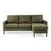 Hoekbank Cristofer - groen - chaise - 200x133 - Woonexpress - ThatLyfeStyle