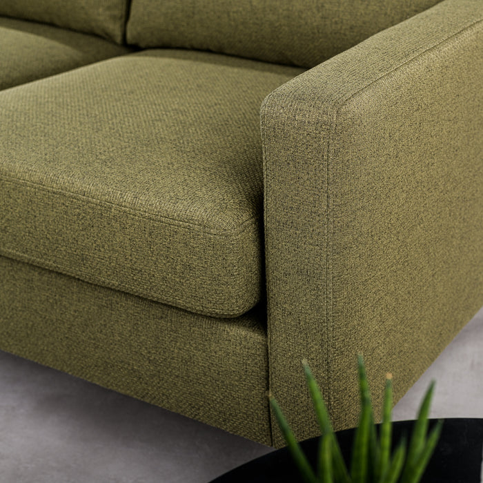 Hoekbank Cristofer - groen - chaise - 200x133 - Woonexpress - ThatLyfeStyle