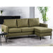 Hoekbank Cristofer - groen - chaise - 200x133 - Woonexpress - ThatLyfeStyle