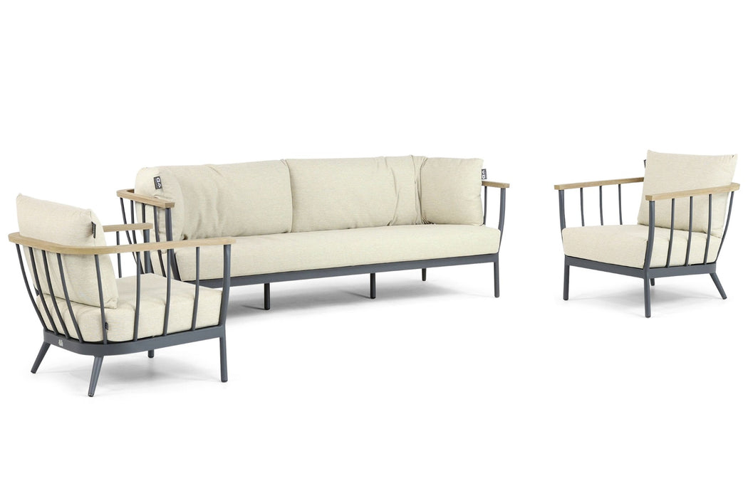Apple Bee Condor stoel-bank loungeset 3-delig - 23350