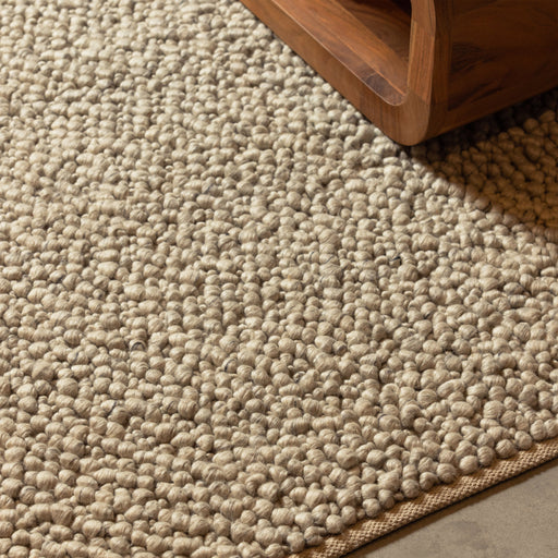 WOOOD Vloerkleed Veld Wol, 160 x 230cm - Naturel