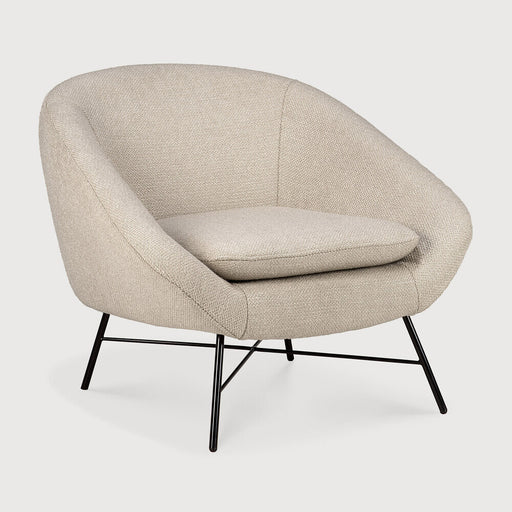 Ethnicraft Fauteuil Barrow Structuurstof
