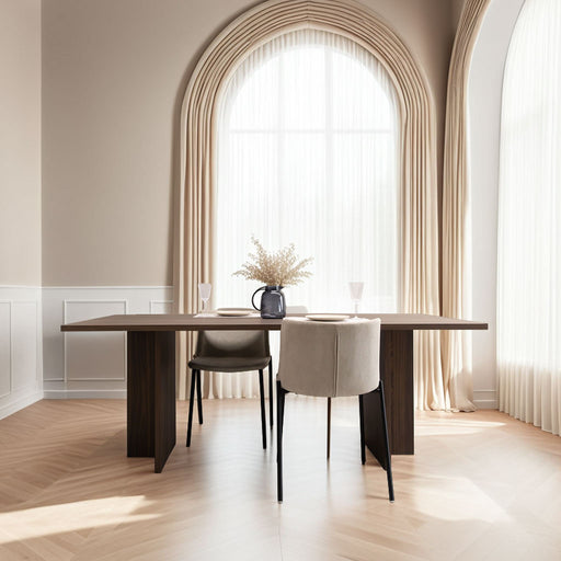 Stalux Eettafel Clay 200 x 90cm - notenhout