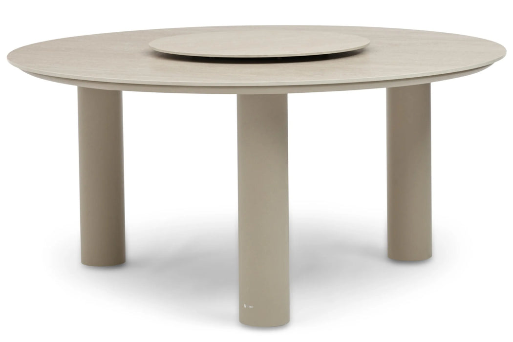 Coco Trino dining tuintafel 158 cm met lazy susan - 27339