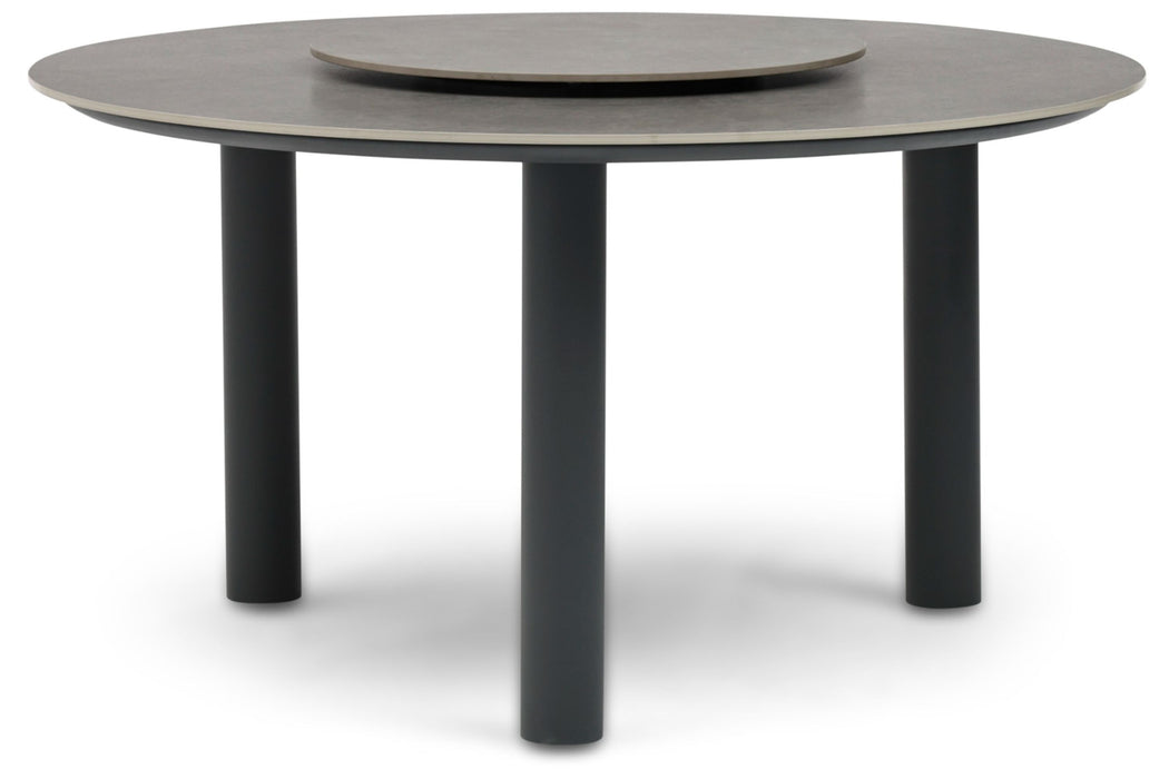 Coco Trino dining tuintafel 140 cm met lazy susan - 27337