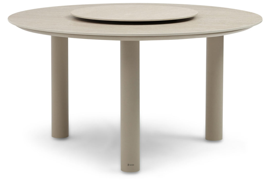 Coco Trino dining tuintafel 140 cm met lazy susan - 27336