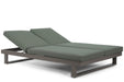 Lifestyle Massimo ligbed met kussen antraciet/moss green