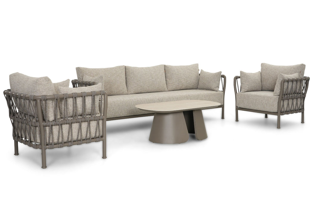 Santika Miyora stoel-bank loungeset 4-delig - 27308