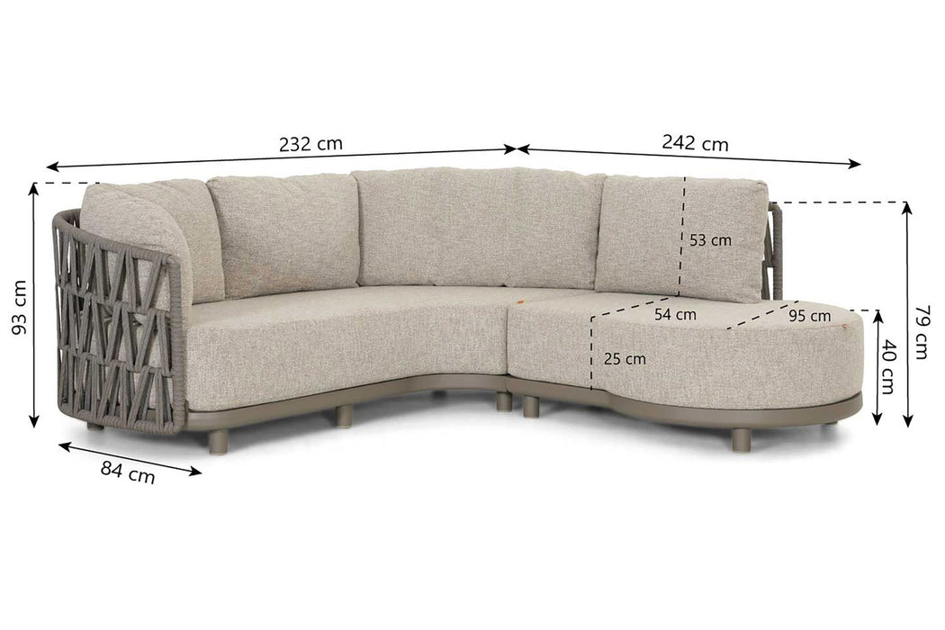 Santika Cayora organisch loungeset 2-delig