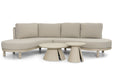 Santika Nanda/Cayora 50/80 cm organisch loungeset 4-delig - 26049
