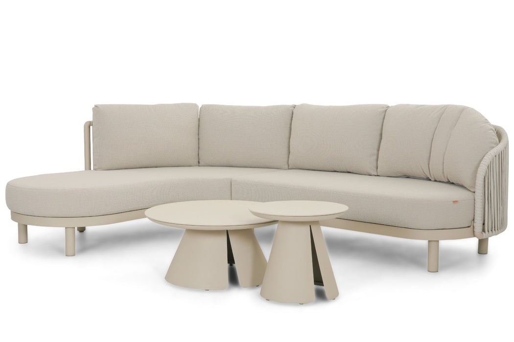 Santika Nanda/Cayora 50/80 cm hoek loungeset 4-delig - 26047