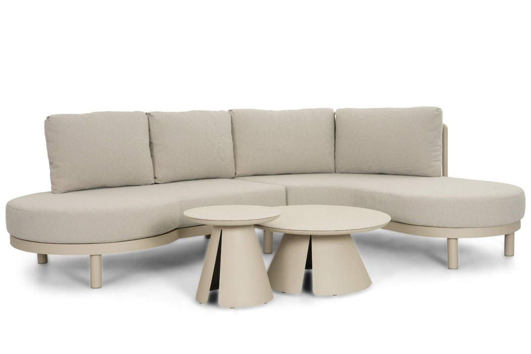 Santika Nanda/Cayora 50/80 cm organisch loungeset 4-delig - 26050