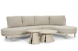 Santika Nanda/Cayora 50/80 cm organisch loungeset 4-delig - 26050