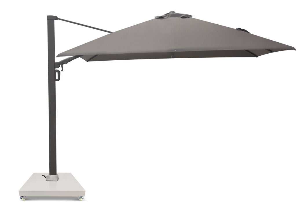 Camello Luna zweefparasol 3x3.5m S2 Excellent Mocha (excl. voet)