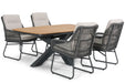 Lifestyle Vicente/Camila 180x100 cm dining tuinset 5-delig
