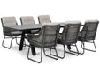 Lifestyle Vicente/Monza 230 cm dining tuinset 7-delig