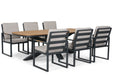 Lifestyle Alessio/Camila 220x100 cm dining tuinset 7-delig - 25696