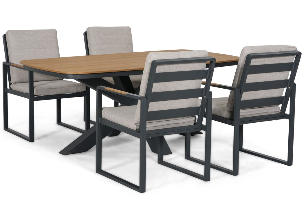 Lifestyle Alessio/Camila 180x100 cm dining tuinset 5-delig