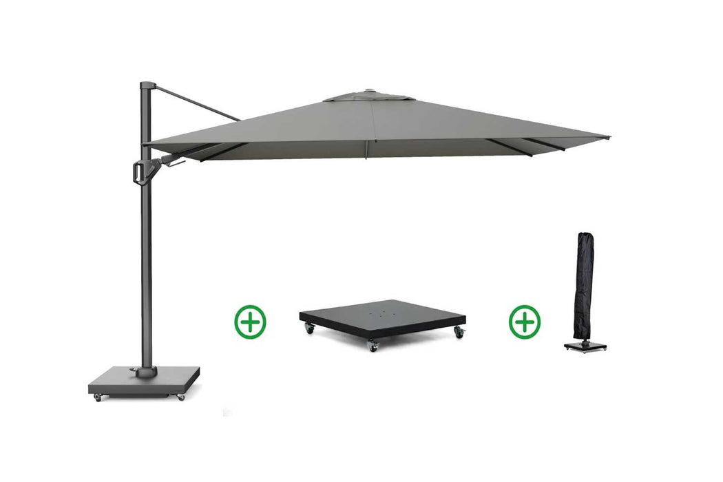 Platinum Challenger zweefparasol 2.6x3.5m T2 premium (incl. voet en hoes) Manhattan