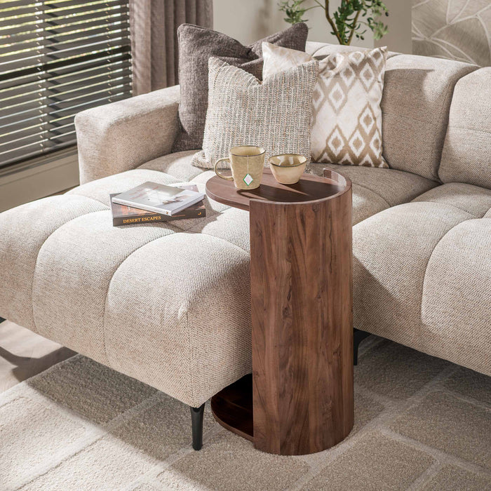 LifestyleFurn Laptoptafel Cato Acaciahout, 42 x 33cm - Bruin