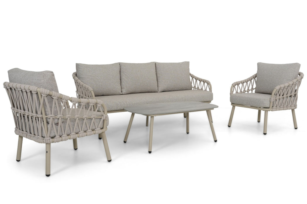 Coco Oliva stoel-bank loungeset 4-delig