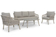 Coco Oliva stoel-bank loungeset 4-delig