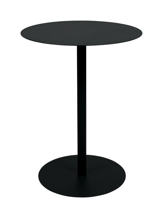 Zuiver Ronde Bistrotafel Snow Staal, 57cm - Zwart