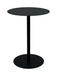 Zuiver Ronde Bistrotafel Snow Staal, 57cm - Zwart