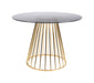 ZILT Ronde Eettafel Bethe Ø104cm - Goud