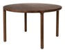 Zuiver Ronde Eettafel Storm Walnoot en rubberhout, 128cm