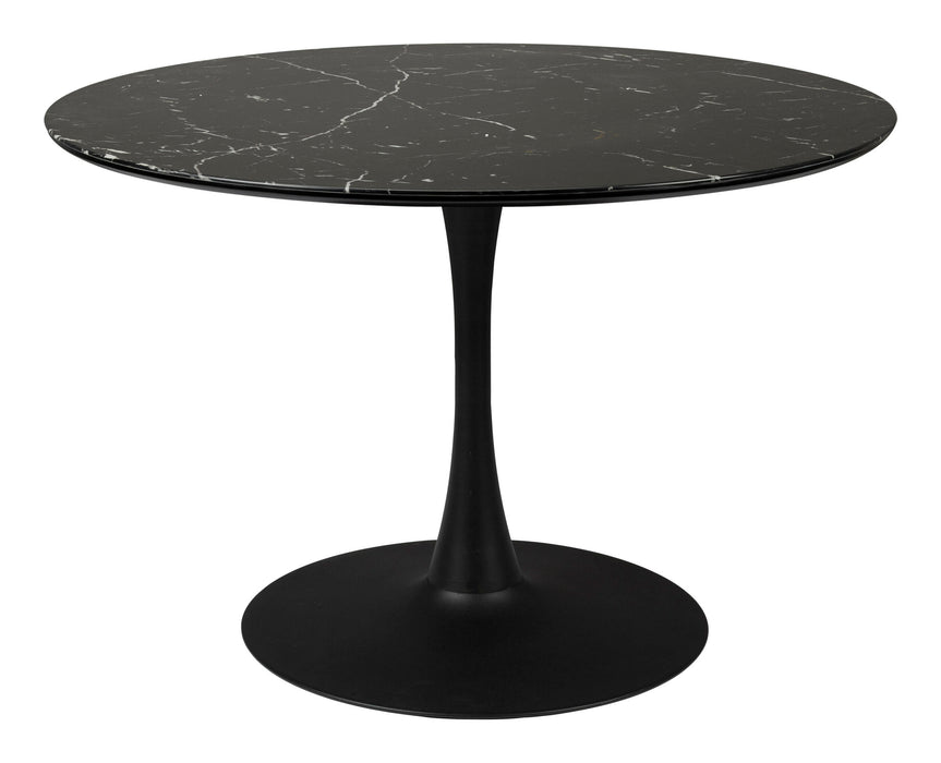 ZILT Ronde Eettafel Trisha Marmerlook, 110cm